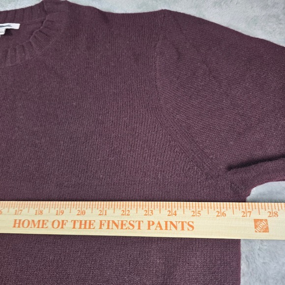 Madewell Mens XXL Burgundy 100% Heritage Merino Wool Crewneck Sweater - Picture 7 of 11